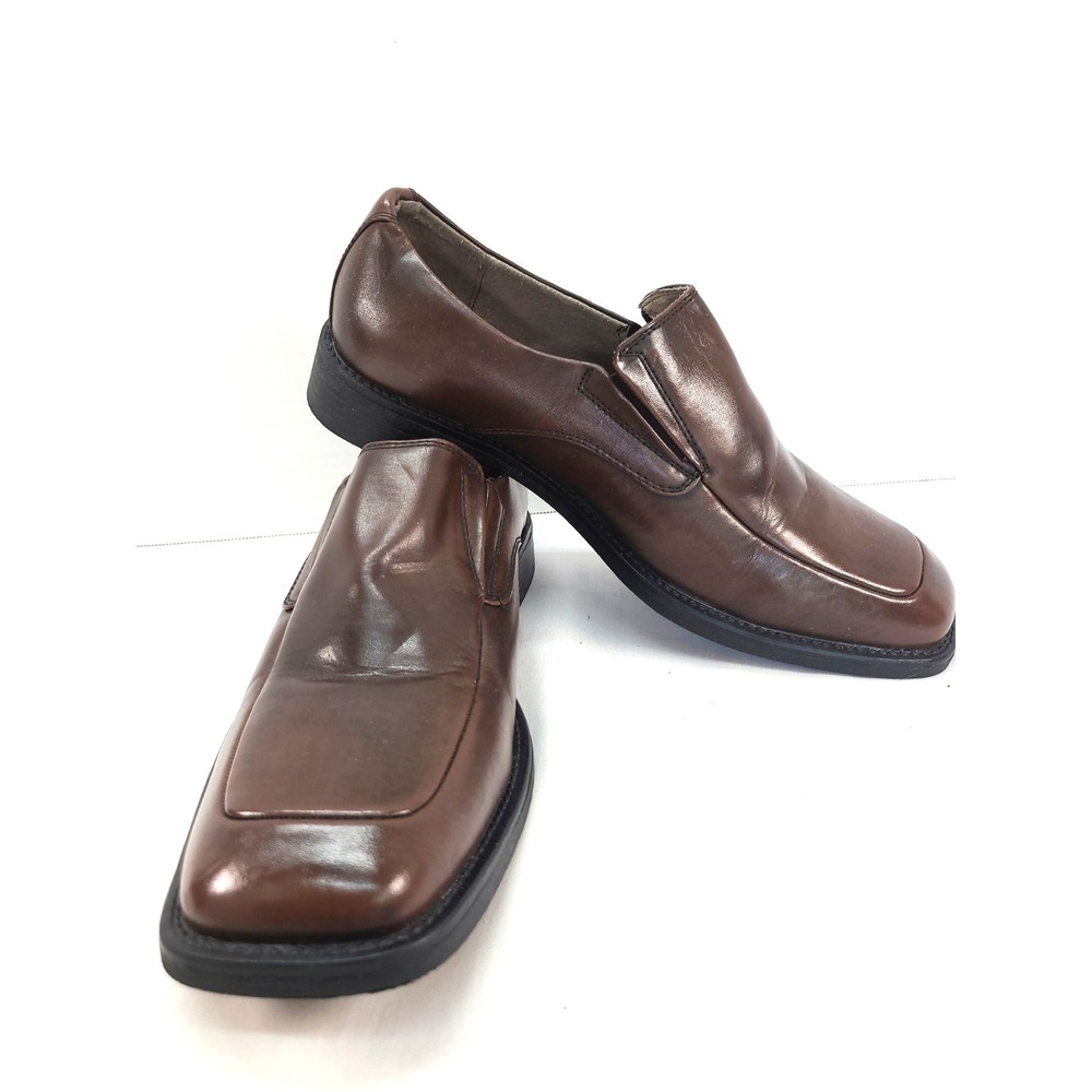Borelli Matthew Mens Loafers Brown Leather Sz 11.5